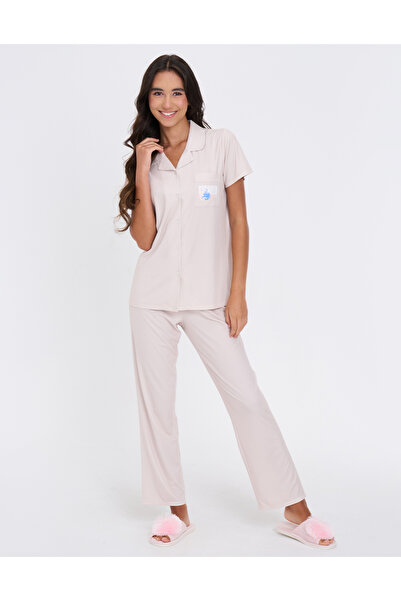 Nayomi Dream Ribbed Jersey Pajama Set