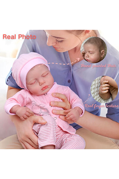 Choice دمية فتاة من الفينيل MRB بطول 20 بوصة، دمى أطفال حديثي الولادة مطلية وواقعية، جلد ثلاثي الأبعاد من LouLou، واقعية