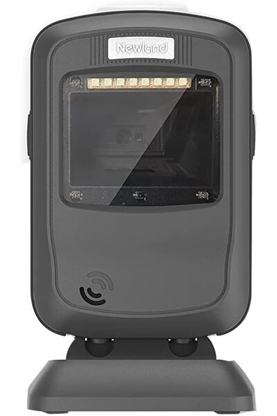 Newland FR4080 Desktop Scanner | 1D/2D Corded Barcode Scanner | USB Hands-Free QR Code Reader
