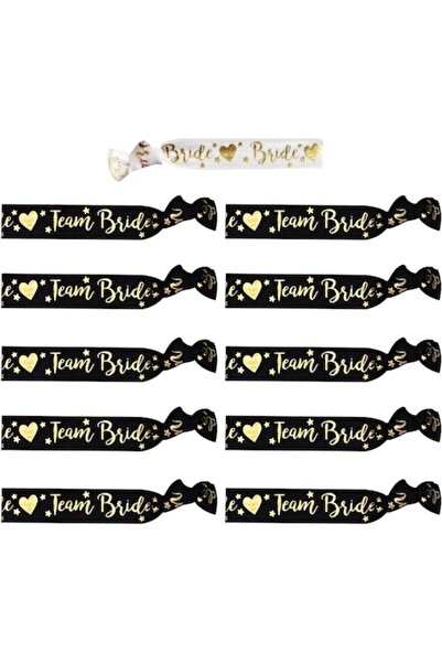 DAMUR Set of 11 Bracelets, for Bachelorette Party, made of Canvas, Universal ...