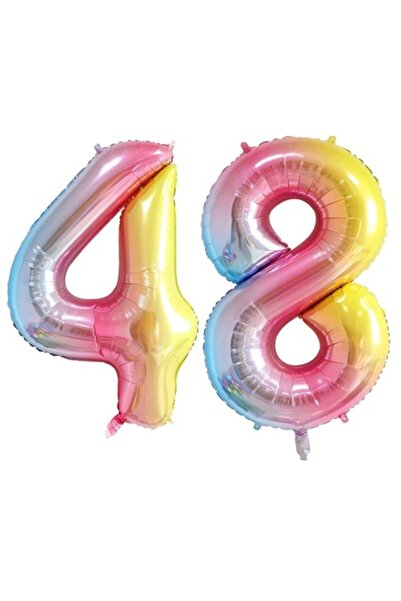 Domi Party & Gifts Set de 2 baloane folie cu numere, Domi Party & Gifts, Curc...