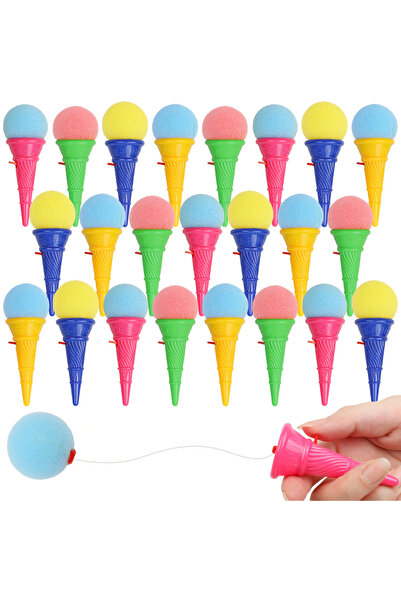 Choice 30Pcs 10/20/30Pcs Ice Cream Shooters Soft Sponge Ball Catapult Toy Kids Birthday Party Favors Pinata