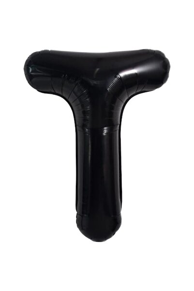 Danex Metallic Foil Balloon Letter T, Danex, 40 cm, Inflate with Helium or Air, Individual Packaging, Stra