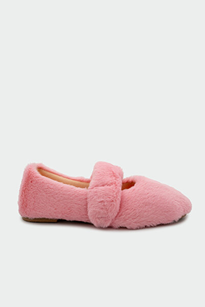 LAMİNTA Yummy Pink Plush Soft Women's Home Slippers