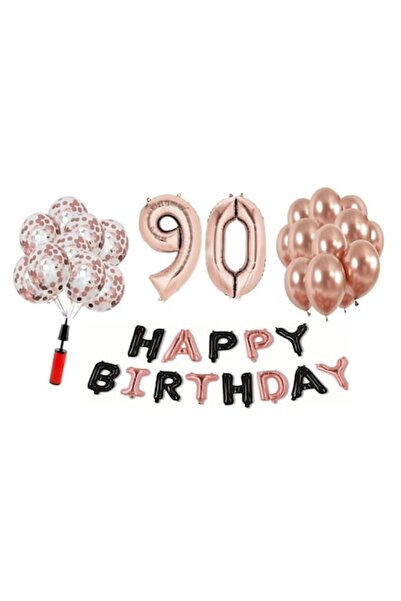 Domi Party & Gifts Set 36 baloane, Domi Party & Gifts, La mulți ani, auriu ro...