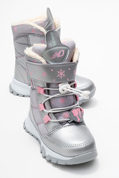 CCWAY AYAKKABI Children's Velcro Sports Boots 30-35 Ice Pink
