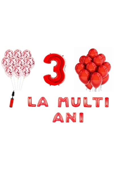 Domi Party & Gifts Set 32 baloane, Domi Party & Gifts, La Multi Ani aniversar...