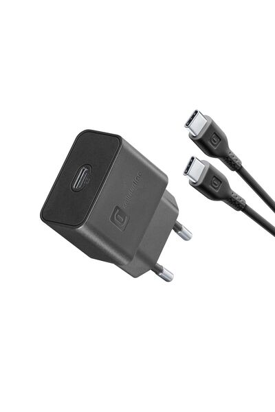 Cellularline Samsung Super Fast Charge Pd 25W Şarj Kiti Adaptör + Kablo Beyaz