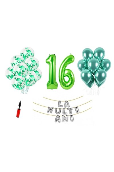 Domi Party & Gifts Set 33 baloane, Domi Party & Gifts, La Multi Ani aniversar...