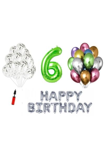 Domi Party & Gifts Set 32 baloane, Domi Party & Gifts, Happy Birthday anivers...