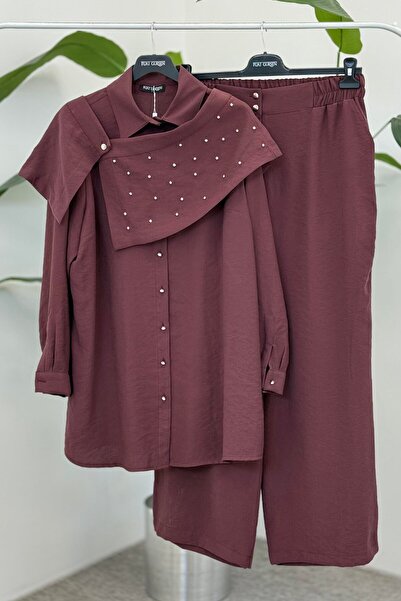 FUAT GÜRSEN Mobile Shawl Detailed Trousers Suit