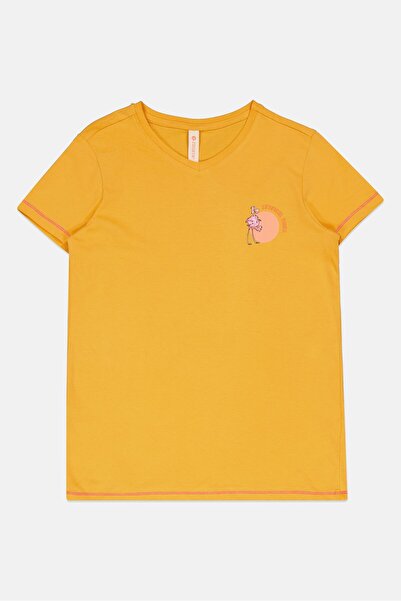 Zivame Kids Girl 2Pcs Graphic Print Pyjama Top And Bottom, Multicolor