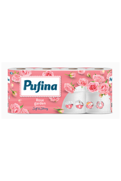 PUFINA Hartie Igienica in 3 Straturi 8 Role