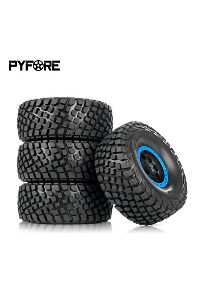 Choice Blue PYFORE Off-road Tires 137X55mm Adapter 17mm 4PCS for MOJAVE YK407...