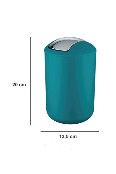 Saban 2'li Turkuaz, Çöp Kovası 6,4 Litre ve 2 Litre - Brasil Model