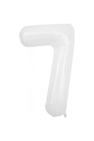 Domi Party & Gifts Balon folie, Domi Party & Gifts, ALB, numărul 7, 1 m