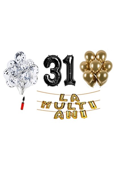 Domi Party & Gifts Set 33 baloane, Domi Party & Gifts, La mulți ani aniversar...