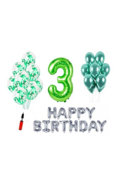 Domi Party & Gifts Set 32 baloane, Domi Party & Gifts, Happy Birthday anivers...