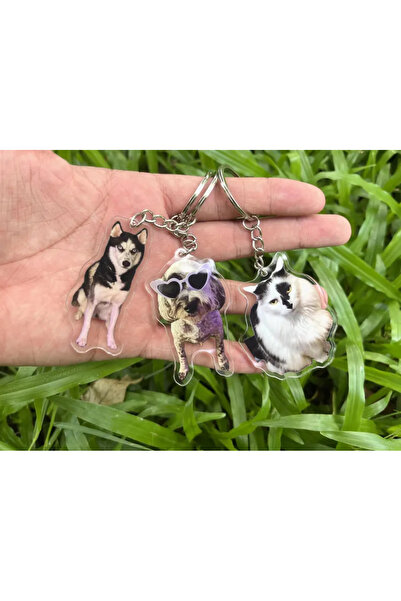 pandart Pet Keychain with Photo