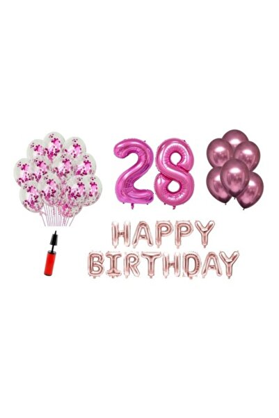 Domi Party & Gifts Set 33 baloane, Domi Party & Gifts, Happy Birthday anivers...