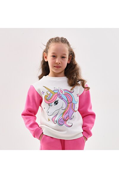 DEVRİMAY TEKSTİL Hanorac de iarnă pentru fetiță, 100% bumbac, moale în interior