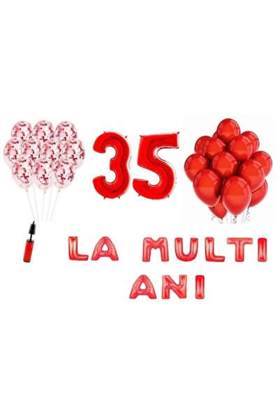 Domi Party & Gifts Set 33 baloane, Domi Party & Gifts, La Multi Ani aniversar...