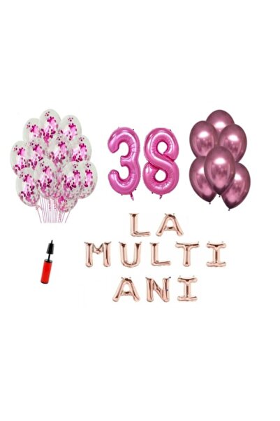 Domi Party & Gifts Set 33 baloane, Domi Party & Gifts, La mulți ani aniversar...