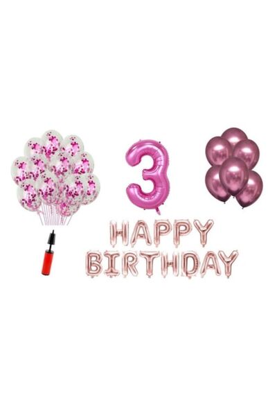 Domi Party & Gifts Set 32 ​​baloane, Domi Party & Gifts, La mulți ani anivers...