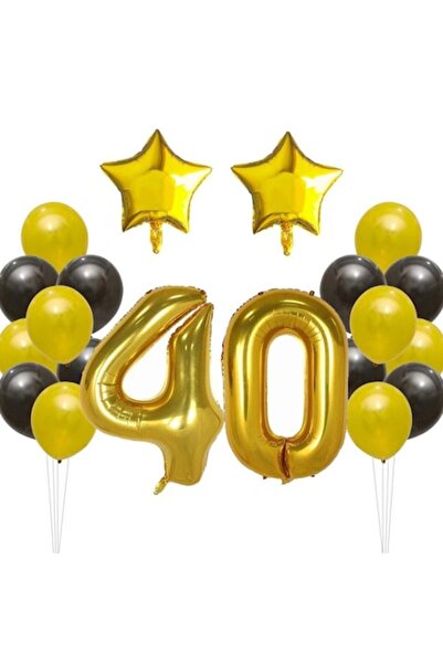 Domi Smart Business Set de 20 de baloane, aniversare 40 de ani, latex + folie...