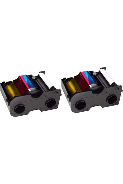 Fargo شريط Bodno 2 × 45000 لون - YMCKO - عرض توضيحي لبرنامج 250 طباعة