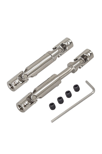 Choice 2Pcs Silver Newest MN98 MN99s V2 Steel Driveshaft 55-69mm 4MM Steel Drive Shaft For 2024 NEW MN 99S