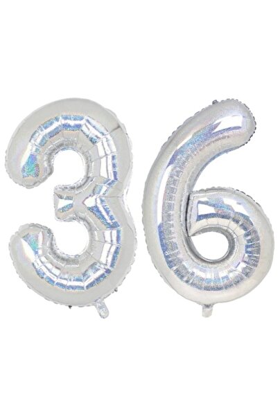 Domi Party & Gifts Set de 2 baloane folie, Domi Party & Gifts, holografice, a...