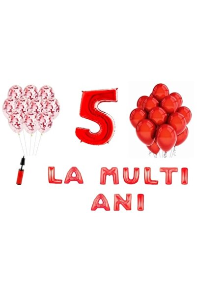 Domi Party & Gifts Set 32 ​​baloane, Domi Party & Gifts, La mulți ani anivers...
