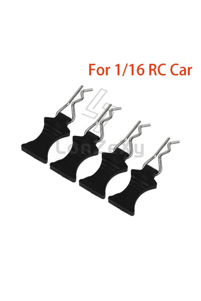 Choice For 1-16 RC Car 4pcs Metal R-type Car Shell Body Fixed Clips Pin with ...
