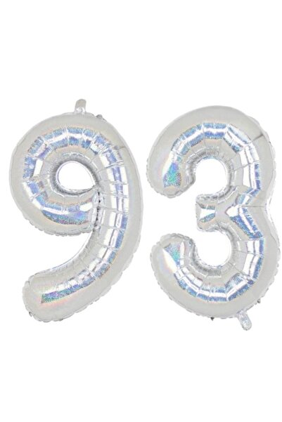 Domi Party & Gifts Set 2 baloane folie cifra, Domi Party & Gifts, Holografic,...