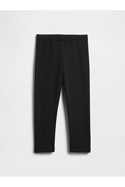 GAP Kız Bebek Siyah Pull-On Cozy-Lined Leggings Tayt