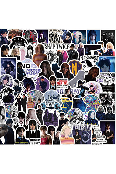 Choice 50 قطعة 50 قطعة من ملصقات زخرفية لشخصية بسيطة ومختلطة من الرسوم المتحر...