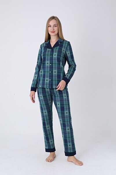 Sevim 17362 KADIN DÜĞMELİ PİJAMA TAKIM