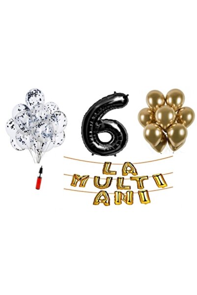 Domi Party & Gifts Set 32 ​​baloane, Domi Party & Gifts, La mulți ani anivers...