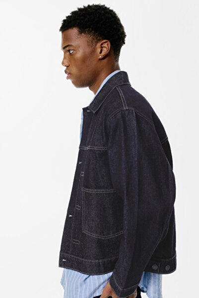 Pull & Bear Cepli denim ceket