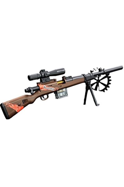 Danex 98K Ултрареалистична играчка пушка, Данекс, Ръчна, с оптика, 103 см, Кафяв