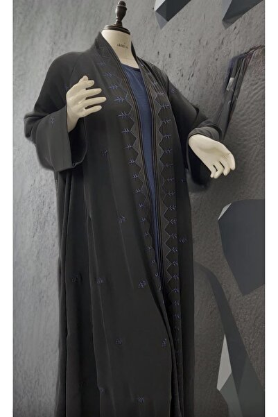 ROKNES عباية انترنت تطريز كامل العباية والياقة