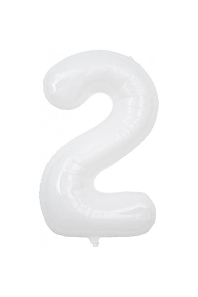 Domi Party & Gifts Balon folie, Domi Party & Gifts, ALB, cifra 3, 1 m