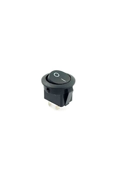 Fapatech DC133 2 Pin On/Off Anahtar Işıksız Yuvarlak