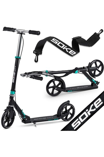 Other Soke City scooter black and turquoise