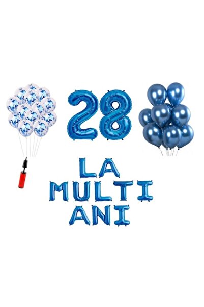 Domi Party & Gifts Set 33 baloane, DOMI PARTY & GIFTS®, La Multi Ani aniversa...