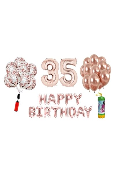 Domi Party & Gifts Set 37 baloane, La mulți ani aniversare 35 de ani, numere ...