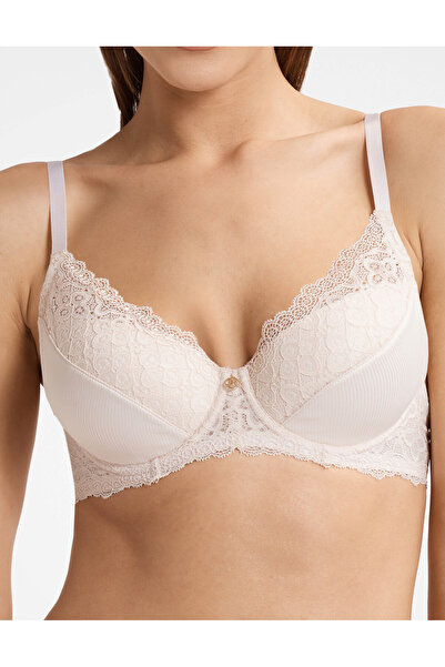 ESOTIQ Push-Up Bra Underwired with Removable Padding Premium Sexy Lace Design High Comfort | Hudson