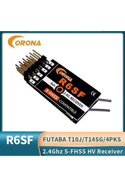 Choice R6SF 1 قطعة Corona R6SF 2.4 جيجا هرتز S-FHSS/FHSS متوافق مع 6 قنوات مس...