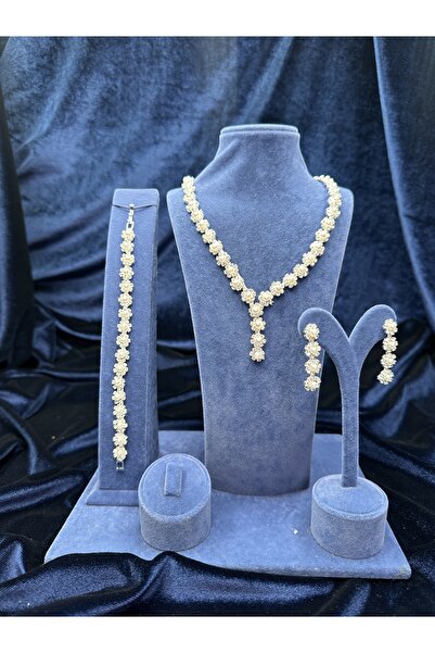 eliza aksesuar Zirkon kolye seti